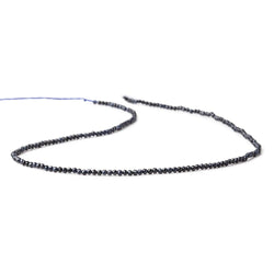 2mm Blue Sapphire micro faceted rounds 13 inch 200 beads