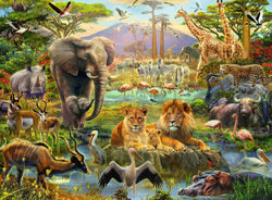 Puzzle: Animals of The Savannah