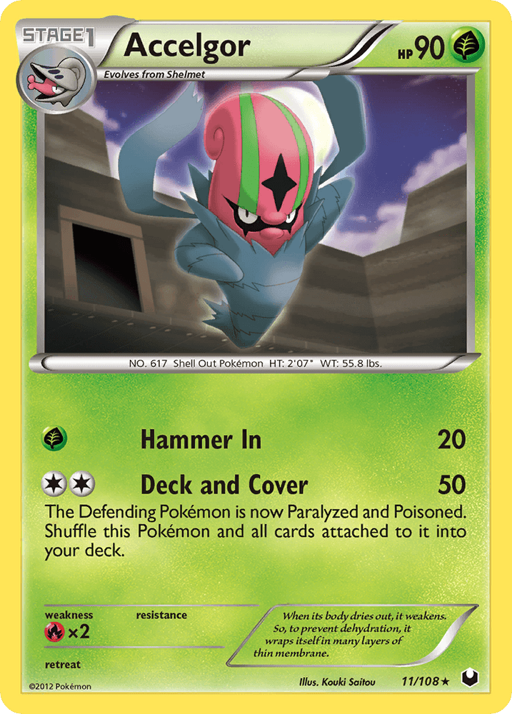 Accelgor (11/108) [Black & White: Dark Explorers] (Online Only)