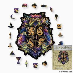 Harry Potter - Hogwarts Crest - Fine Oddities Wooden Jigsaw Puzzle (Online Order Only)