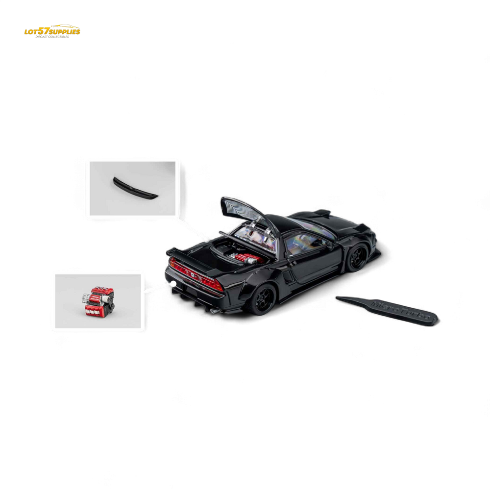 (Pre-Order) Microturbo NSX-R WideBody - Gloss Black 1:64 (ONLINE ORDER ONLY)