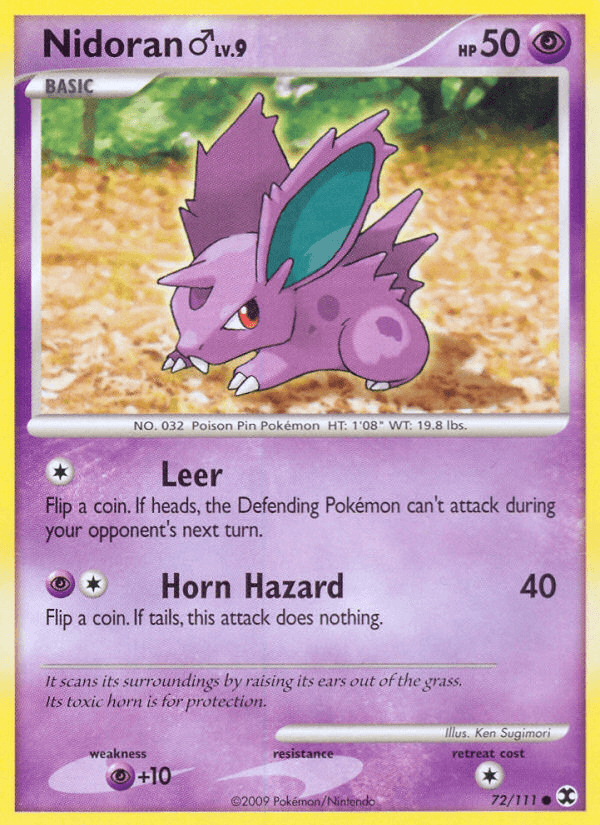 Nidoran (72/111) (Male) [Platinum: Rising Rivals] (Online Only)