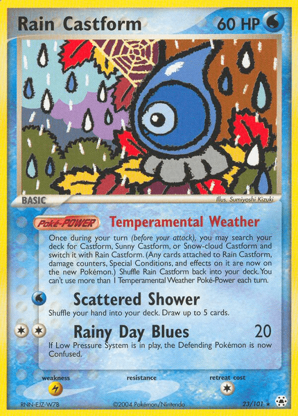 Rain Castform (23/101) [EX: Hidden Legends] (Online Only)