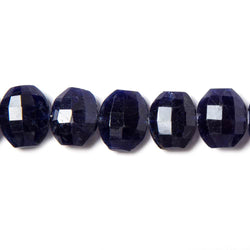 12x10-13x10mm Sodalite side drilled Faceted Cushion Beads 6 inch 15 pieces (ONLINE ORDER ONLY)