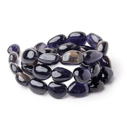 12x10-19x12mm Iolite Plain Nugget Beads 20 inch 32 pieces AAA (ONLINE ORDER ONLY)