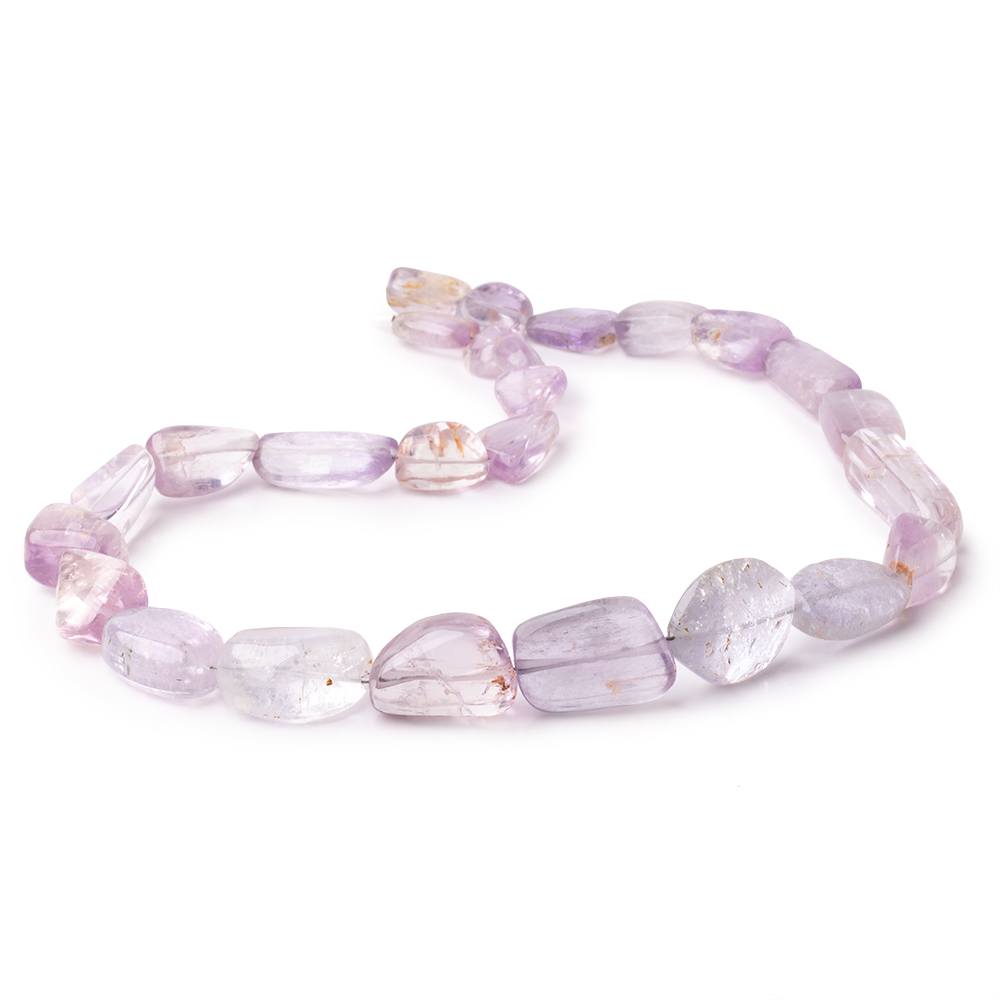 12x10-31x9mm Kunzite Plain Nugget Beads 18 inch 26 pieces (ONLINE ORDER ONLY)