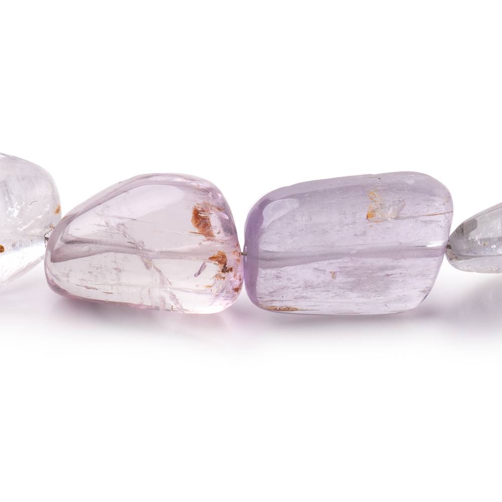 12x10-31x9mm Kunzite Plain Nugget Beads 18 inch 26 pieces (ONLINE ORDER ONLY)