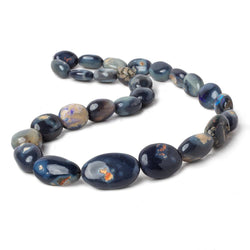 12x11-26x17mm Australian Opal & Matrix Plain Nuggets 18 inch 23 Beads AA (ONLINE ORDER ONLY)