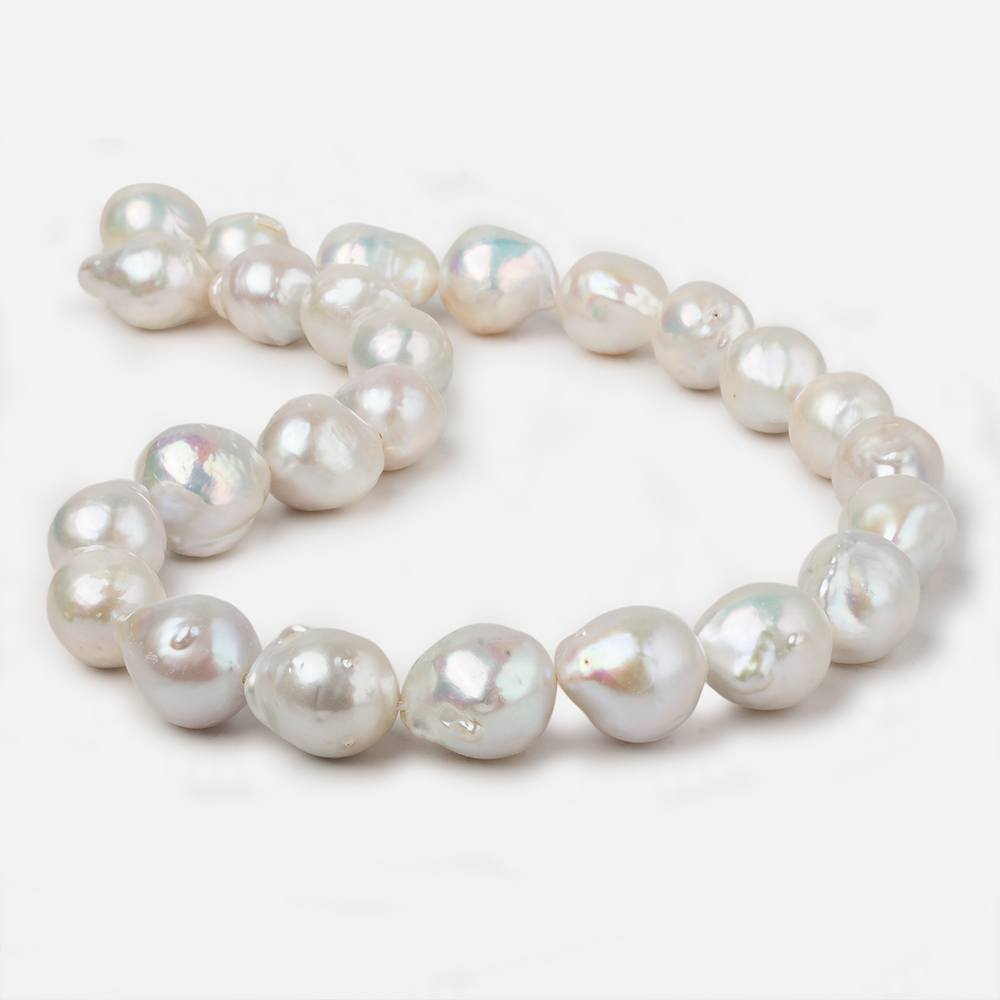 12x13-14x16mm Off White Ultra Baroque Freshwater Pearl 16 inch 29 pieces A (ONLINE ORDER ONLY)