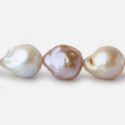 12x13-14x16mm Tri Color Ultra Baroque Freshwater Pearl 16 inch 28 pieces (ONLINE ORDER ONLY)
