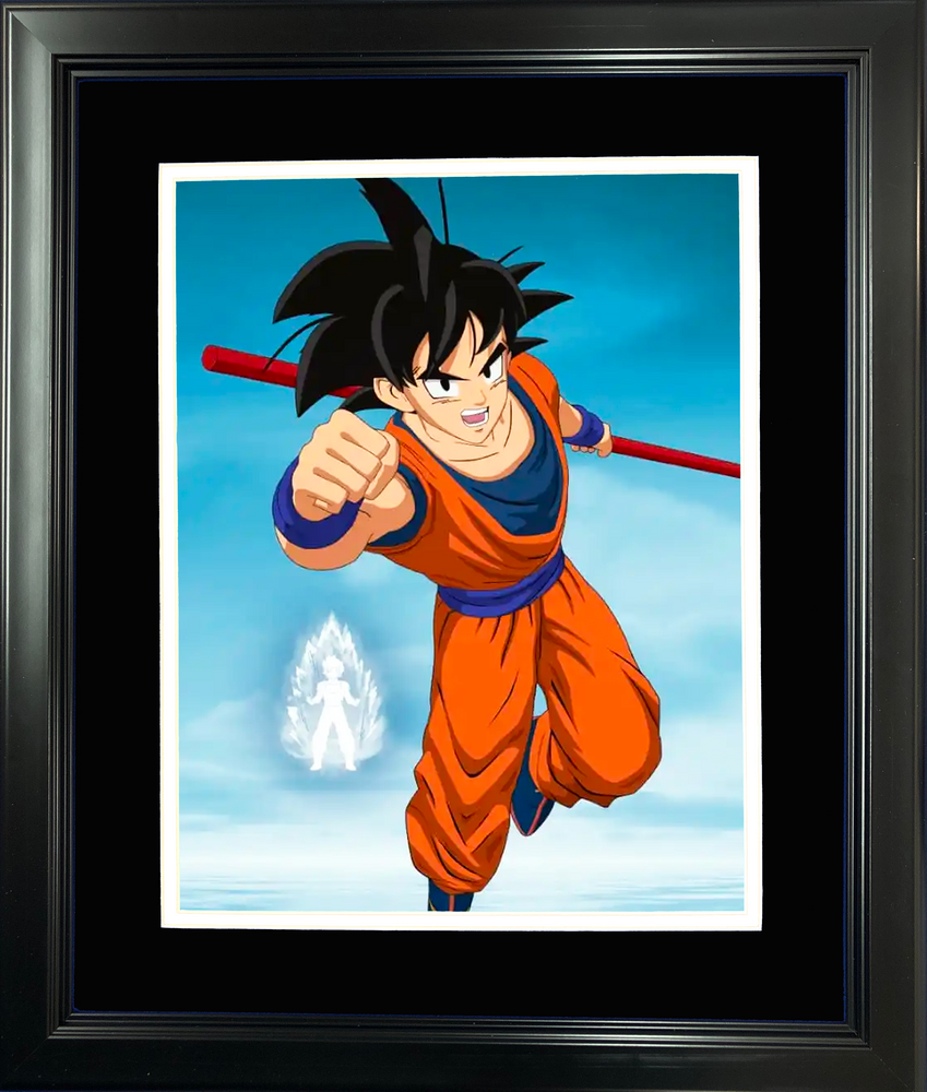 Framed Son Goku Legendary Fortnite Skin 11"x14"Video Game Photo (ONLINE ORDER ONLY)