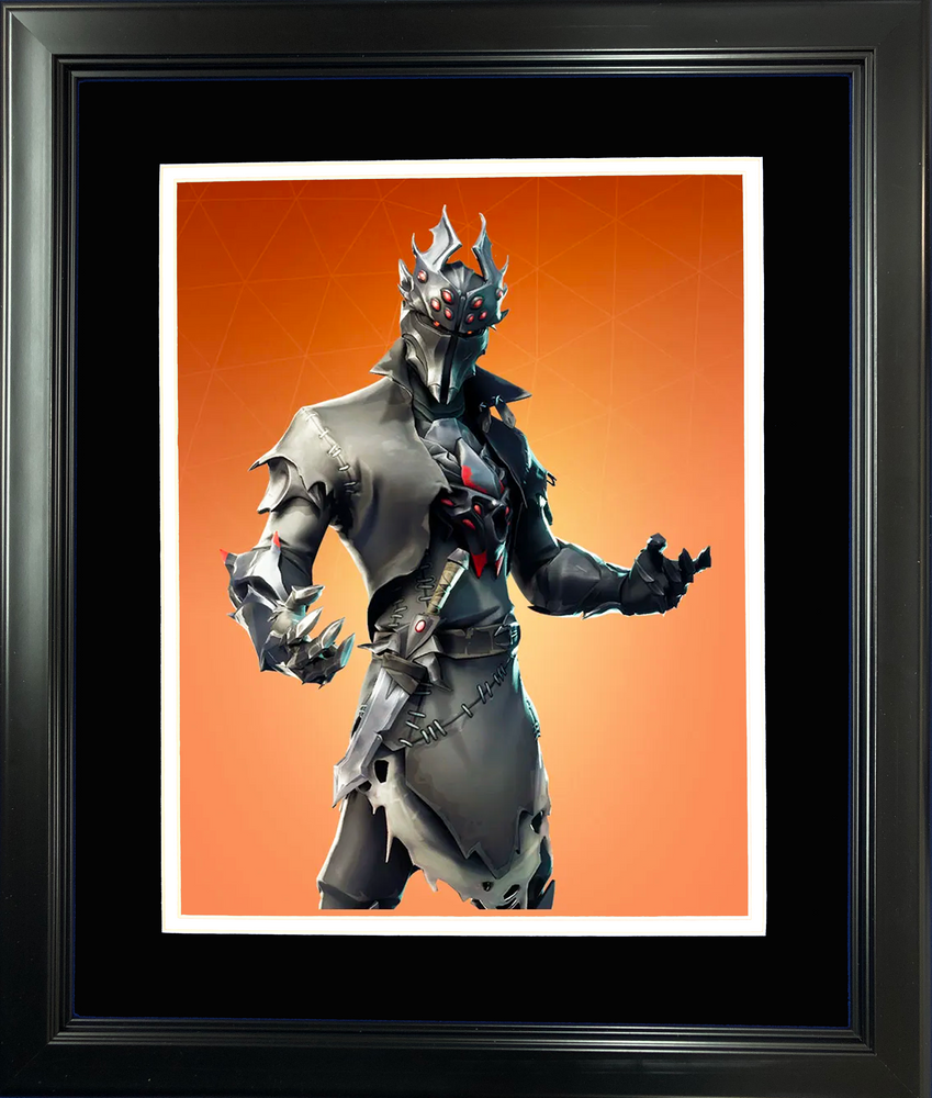 Framed Spider Knight Legendary Fortnite Skin 11"x14"Video Game Photo (ONLINE ORDER ONLY)