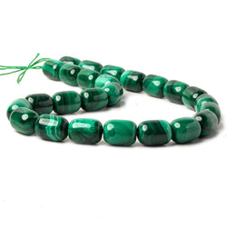 12x16mm Malachite plain cylinder tube beads 15.5 inch 25 pieces (ONLINE ORDER ONLY)