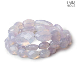 9x7-20x12mm Lavender Opal straight drilled faceted nuggets 20 inch 39 beads AA large hole (ONLINE ORDER ONLY)