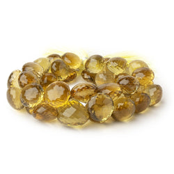 13-19.5mm Honey Quartz Faceted Candy Kiss Beads 8 inch 40 pieces AAA (ONLINE ORDER ONLY)