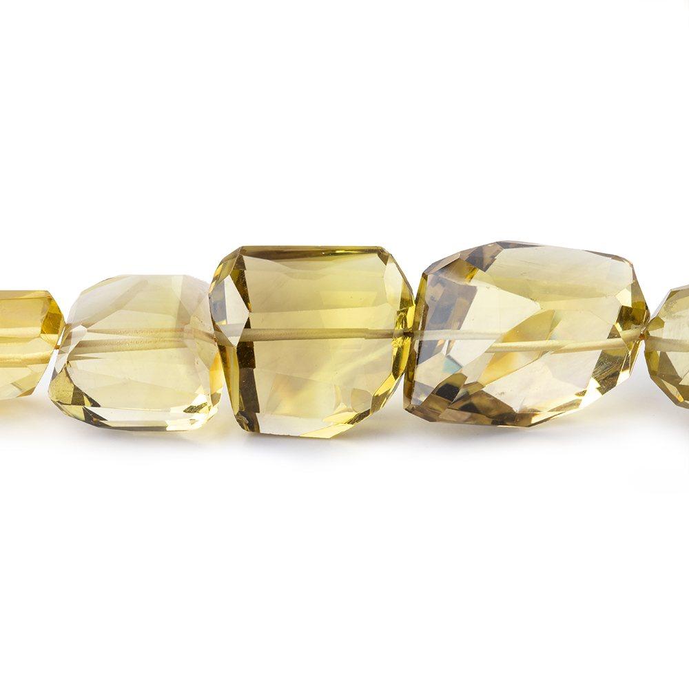13-30mm Lemon Quartz Faceted Nugget Beads 16 inch 25 pieces (ONLINE ORDER ONLY)