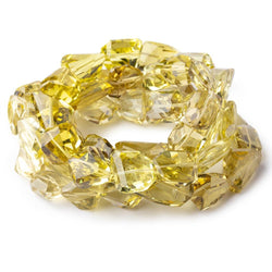 13-30mm Lemon Quartz Faceted Nugget Beads 16 inch 25 pieces (ONLINE ORDER ONLY)