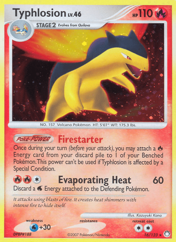 Typhlosion (16/123) [Diamond & Pearl: Mysterious Treasures] (Online Only)