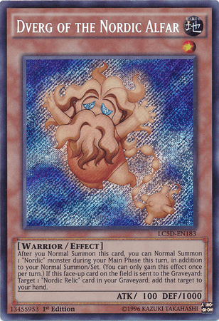 Dverg of the Nordic Alfar [LC5D-EN183] Secret Rare (ONLINE ORDER ONLY)