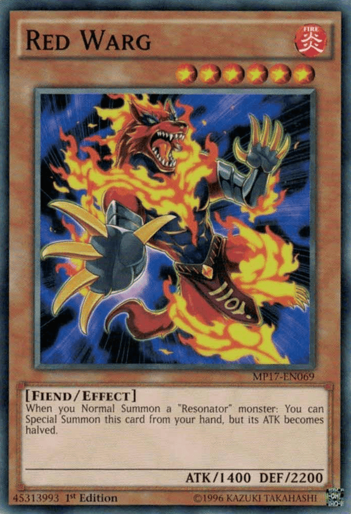 Red Warg [MP17-EN069] Common (ONLINE ORDER ONLY)