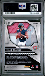 Graded 2024 Panini Prizm Caleb Williams #301 Silver Prizm Rookie RC Football Card PSA 10 Gem Mint