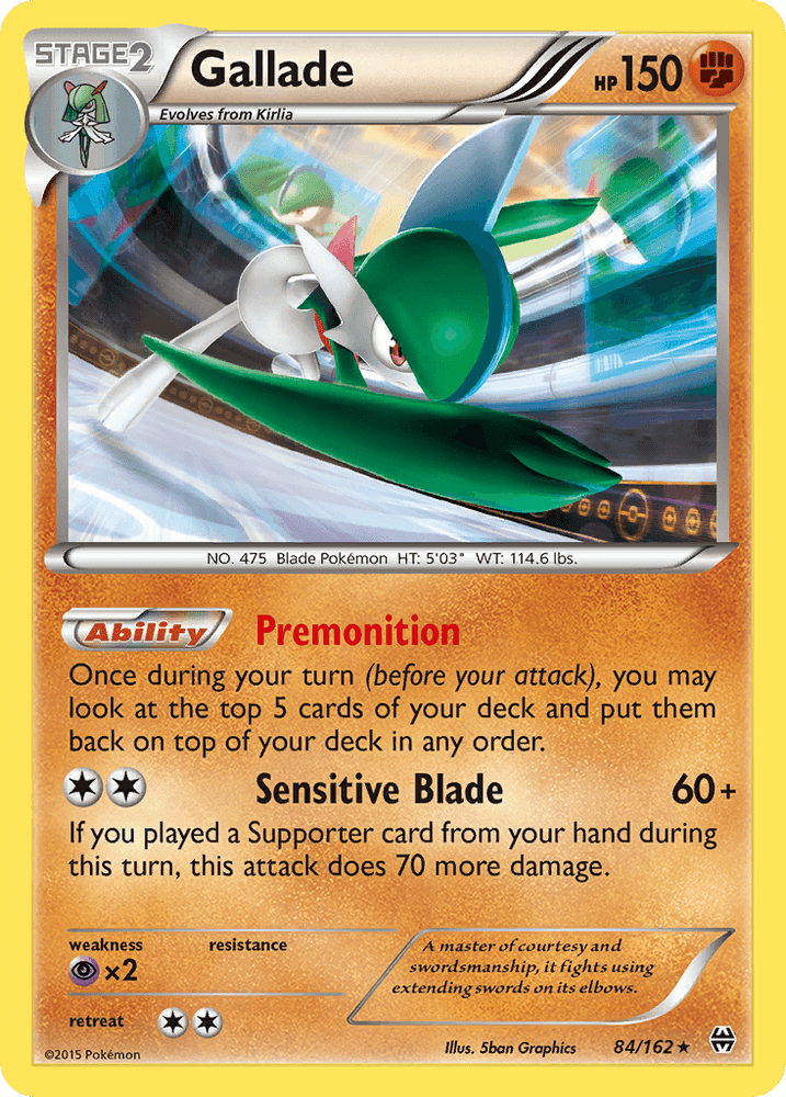 Gallade (84/162) [XY: BREAKthrough] (Online Only)