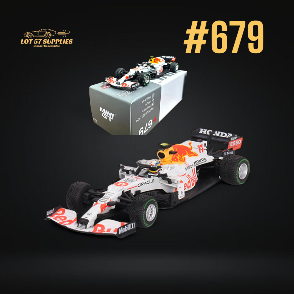 Mini-GT Red Bull RB16B #11 Sergio Pérez 2021 Turkish Grand Prix 3rd Place #679 1:64 MGT00679 (ONLINE ORDER ONLY)