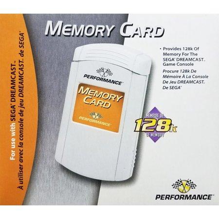 Performance Memory Card (Sega Dreamcast) (ONLINE ORDER ONLY)