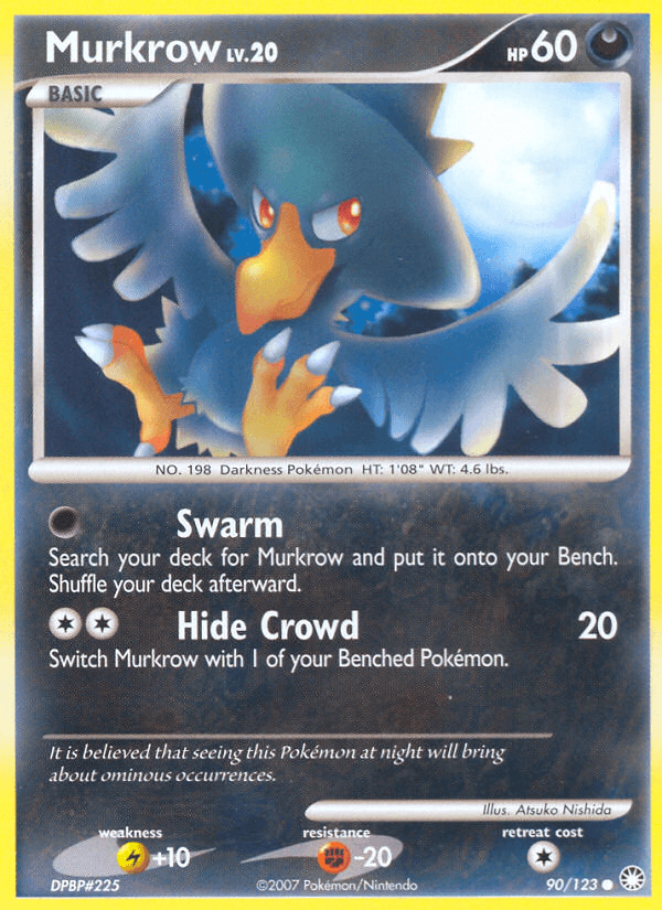 Murkrow (90/123) [Diamond & Pearl: Mysterious Treasures] (Online Only)
