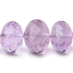 13.5-16.5mm Pink Amethyst Faceted Rondelle Beads 16 inch 39 pieces AAA (ONLINE ORDER ONLY)