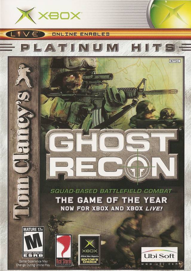Tom Clancy's Ghost Recon (Best Of Platinum Hits) (Xbox) (ONLINE ORDER ONLY)