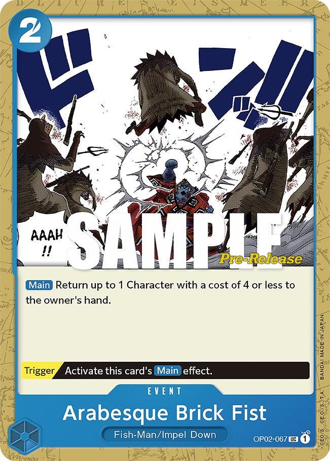 Arabesque Brick Fist [Paramount War Pre-Release Cards] (ONLINE ORDER ONLY)