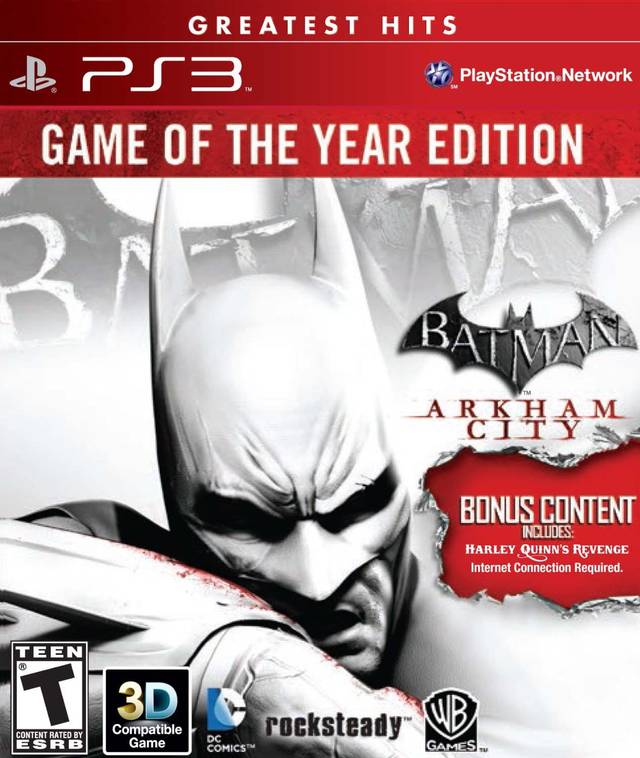 Batman: Arkham City Game Of The Year Edition (Greatest Hits) (Playstation 3) (Online Order Only)