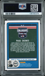 Graded 2023 Panini Stars & Stripes USA Paul Skenes #87 Rookie RC Baseball Card PSA Authentic Auto