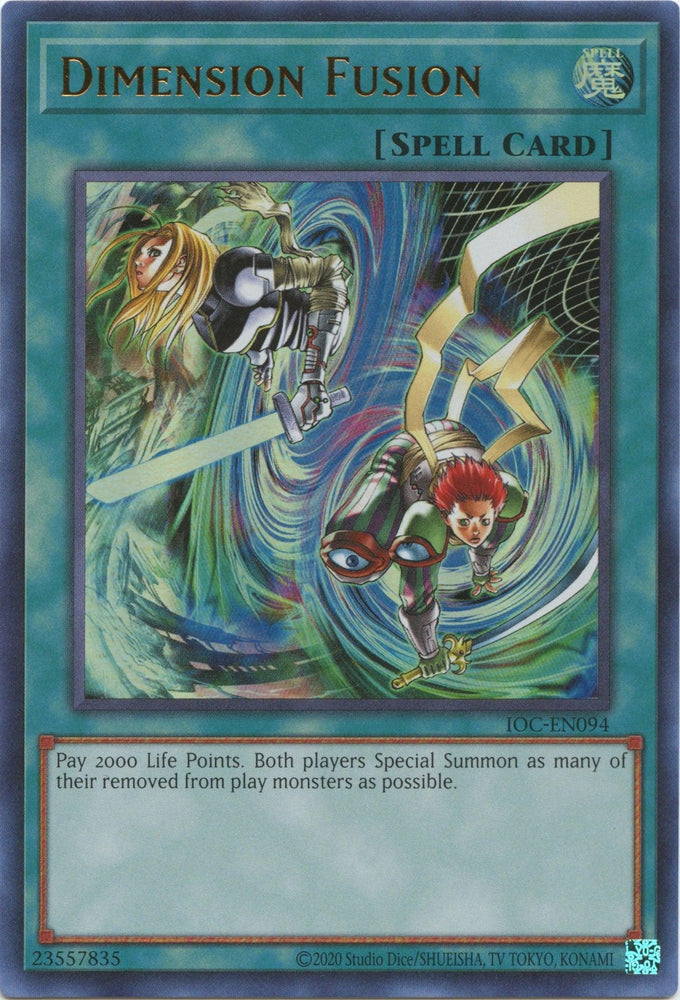 Dimension Fusion (25th Anniversary) [IOC-EN094] Ultra Rare (ONLINE ORDER ONLY)