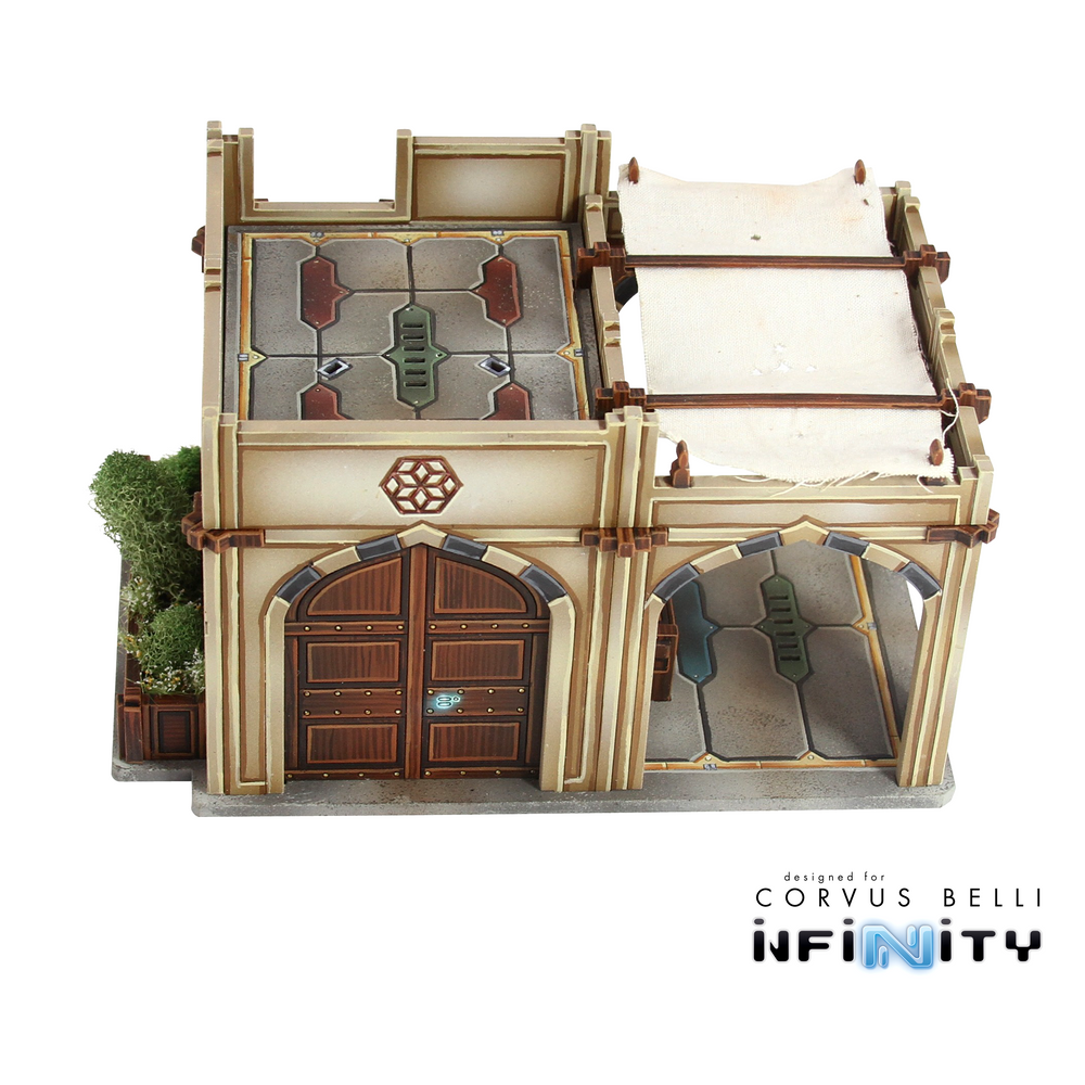 Alcazaba Utility Buildings (2-Pack) — Bare MDF