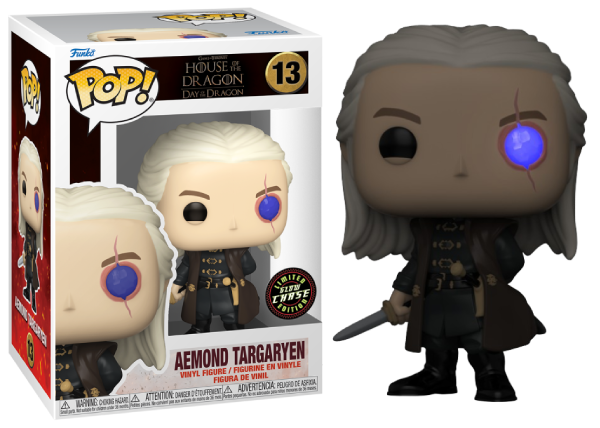 Aemond Targaryen (with Sapphire Eye, Glow in the Dark, House of the Dragon) 13 **Chase** (Online Order Only)