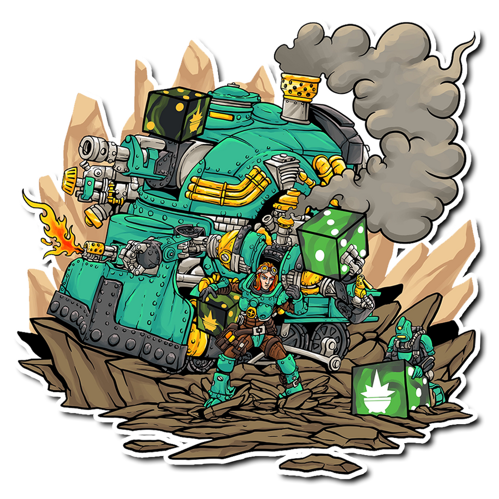 Premium Vinyl Stickers | Officially Licensed Warmachine (ONLINE ORDER ONLY)