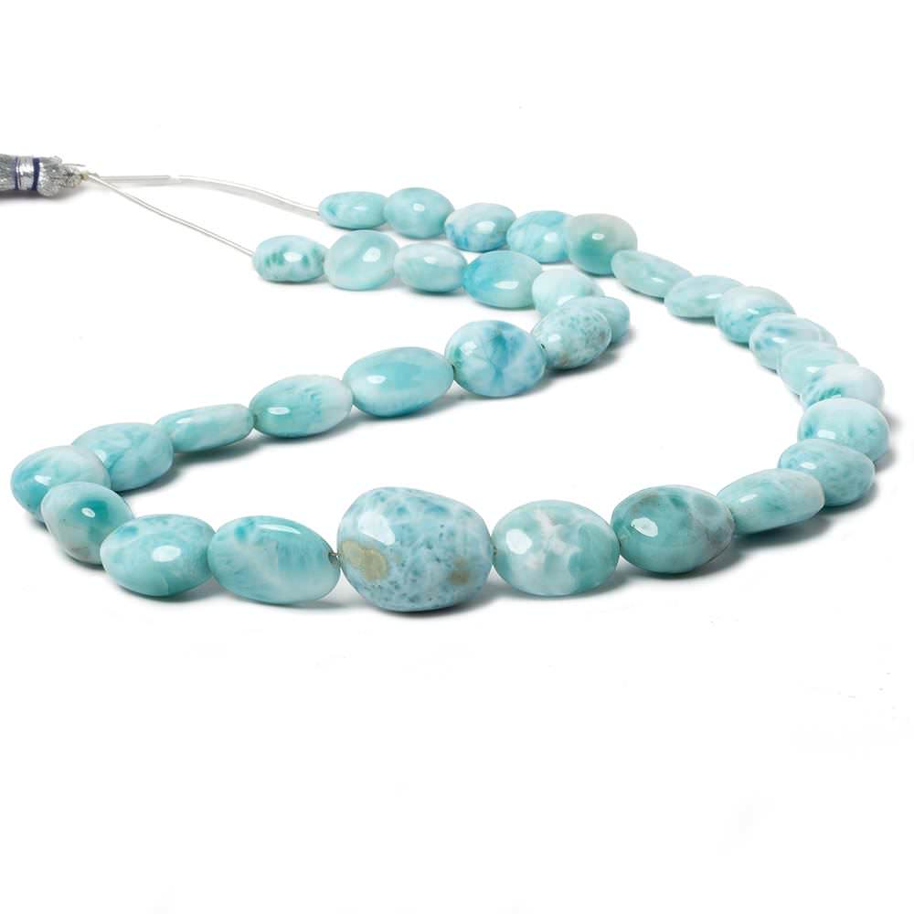 13x10x8-19x16x13mm Larimar plain nugget beads 19 inch 33 pieces (ONLINE ORDER ONLY)