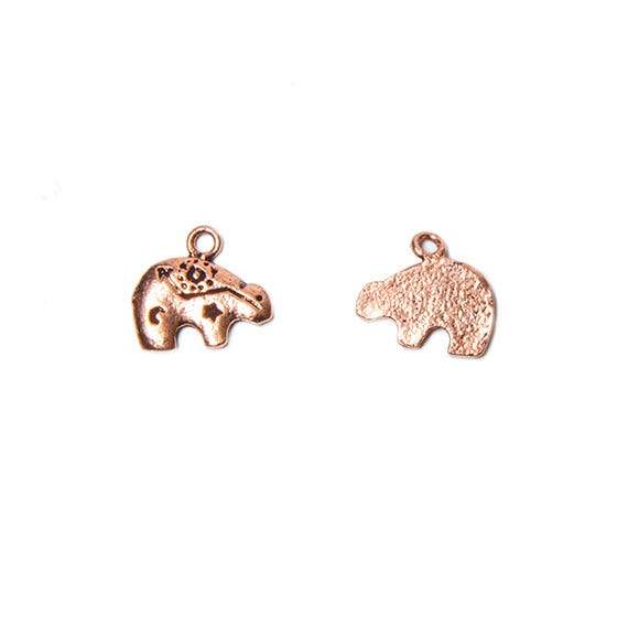 13x11mm Copper Charm Zuni Bear Set of 4 (ONLINE ORDER ONLY)