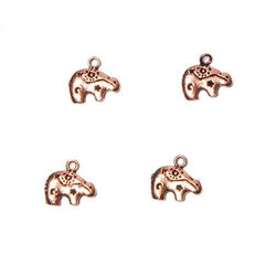 13x11mm Copper Charm Zuni Bear Set of 4 (ONLINE ORDER ONLY)