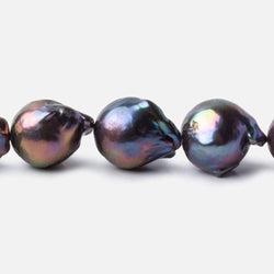 13x12-19x14mm Peacock Ultra Baroque Freshwater Pearls 15.5 inch 27 pcs (ONLINE ORDER ONLY)