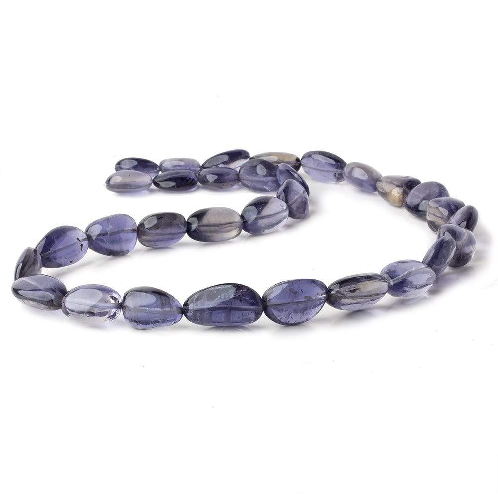 13x12-21x13mm Iolite plain nugget beads 20 inch 31 pieces AA (ONLINE ORDER ONLY)