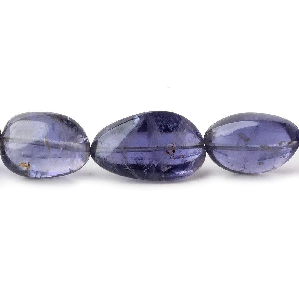 13x12-21x13mm Iolite plain nugget beads 20 inch 31 pieces AA (ONLINE ORDER ONLY)