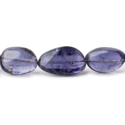 13x12-21x13mm Iolite plain nugget beads 20 inch 31 pieces AA (ONLINE ORDER ONLY)