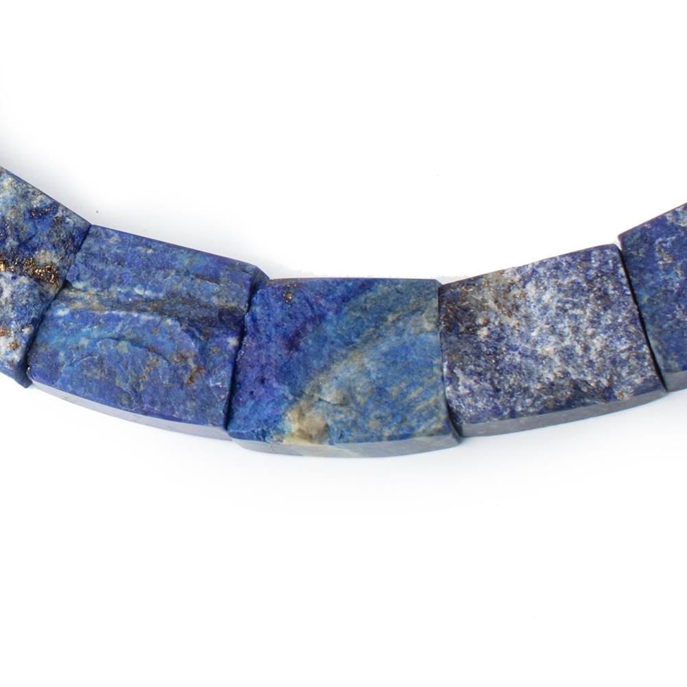 13x17-20x22mm Natural & Polished Lapis Lazuli Fancy Shape Collar 25 Beads (ONLINE ORDER ONLY)