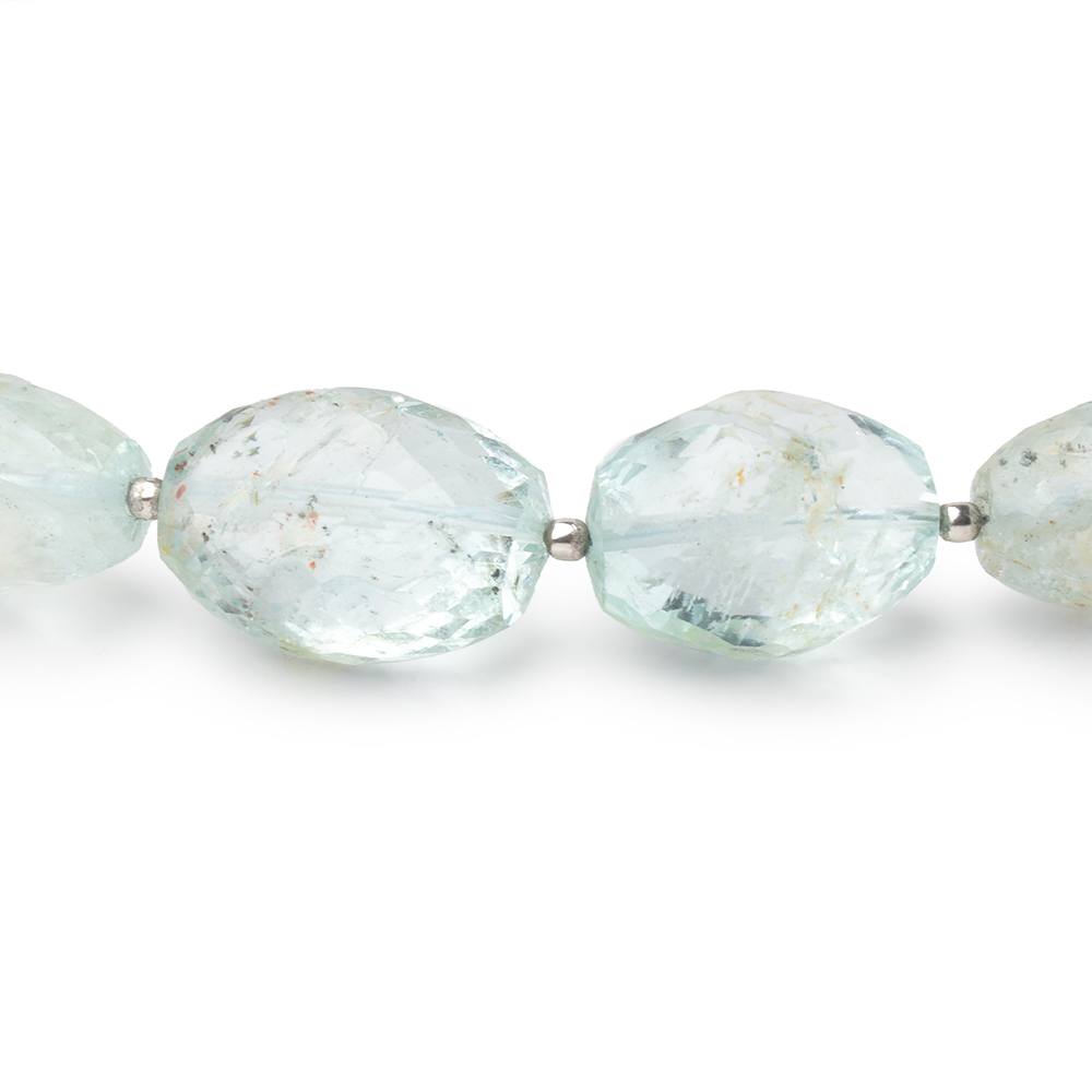 13x8-19x14mm Aquamarine Faceted Nugget Beads 17 inch 25 pieces AA (ONLINE ORDER ONLY)