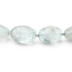 13x8-19x14mm Aquamarine Faceted Nugget Beads 17 inch 25 pieces AA (ONLINE ORDER ONLY)