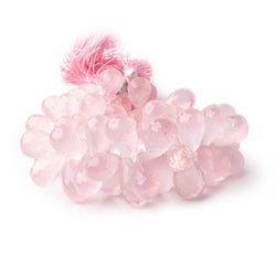 13x9-21x11mm Rose Quartz Faceted Tear Drop Beads 8 inch 54 pieces (ONLINE ORDER ONLY)