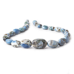 13x9-27.5x18mm Owyhee Blue Opal Plain Nugget Beads 17 inch 24 pieces AAA (ONLINE ORDER ONLY)